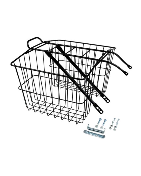Wald 520 Twin Carrier Basket - Black