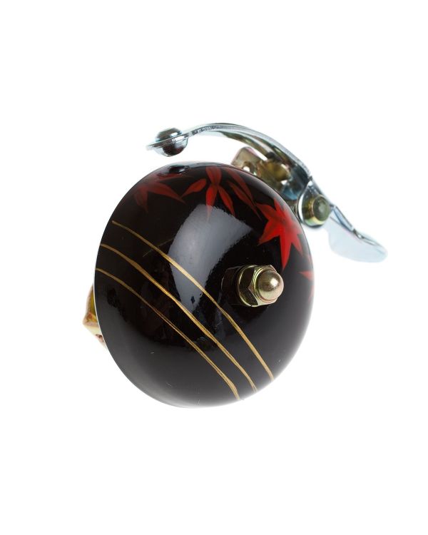Crane Hand Painted Bell - Black Maple