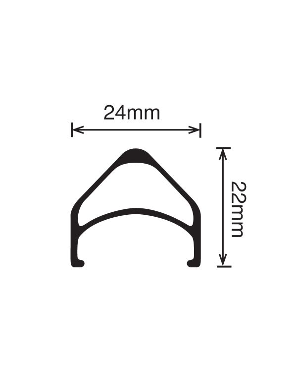 Velocity Aeroheat - 24 Inch - Black MSW
