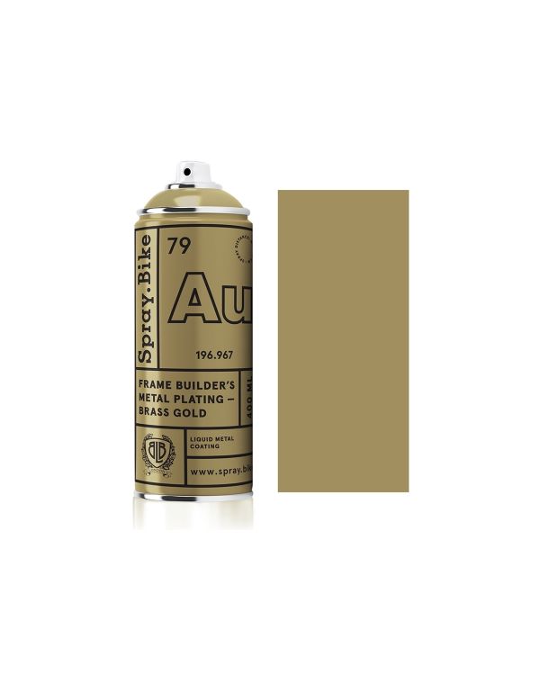 Spray.Bike Frame Builder's Metal Plating - Brass Gold