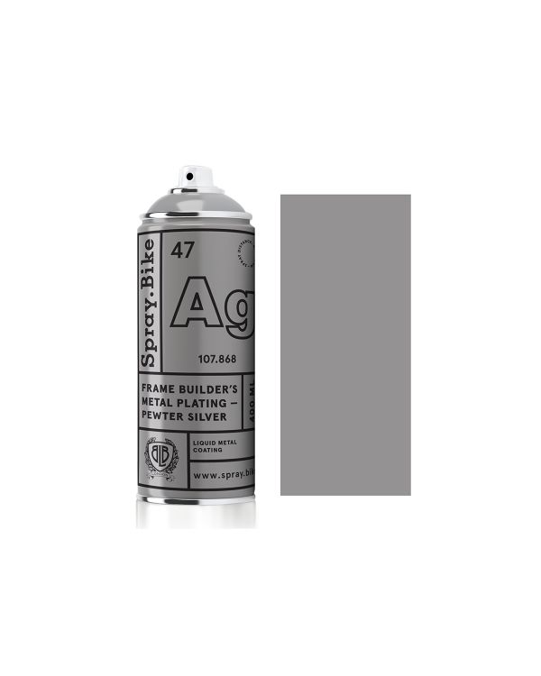 Spray.Bike Frame Builder's Metal Plating - Pewter Silver
